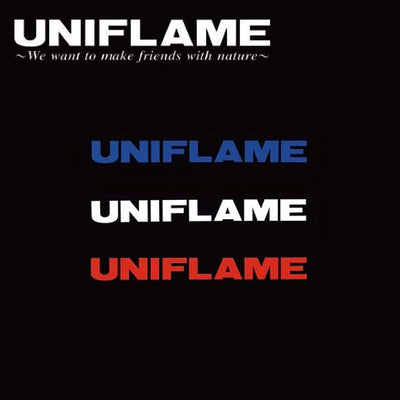 UNIFLAME ユニフレーム UF ロゴステッカー大トリオ 690123