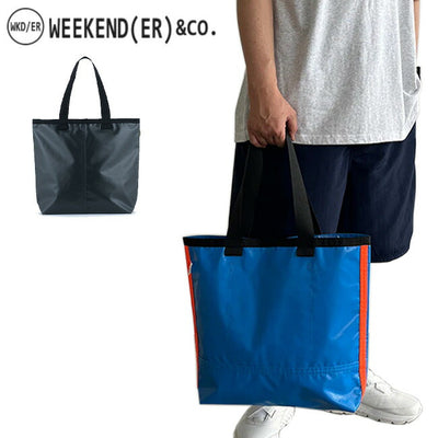 WEEKEND(ER) ウィークエンダー TARPAULIN FABRIC TOTE BAG ターポリンファブリックトートバッグ 79138