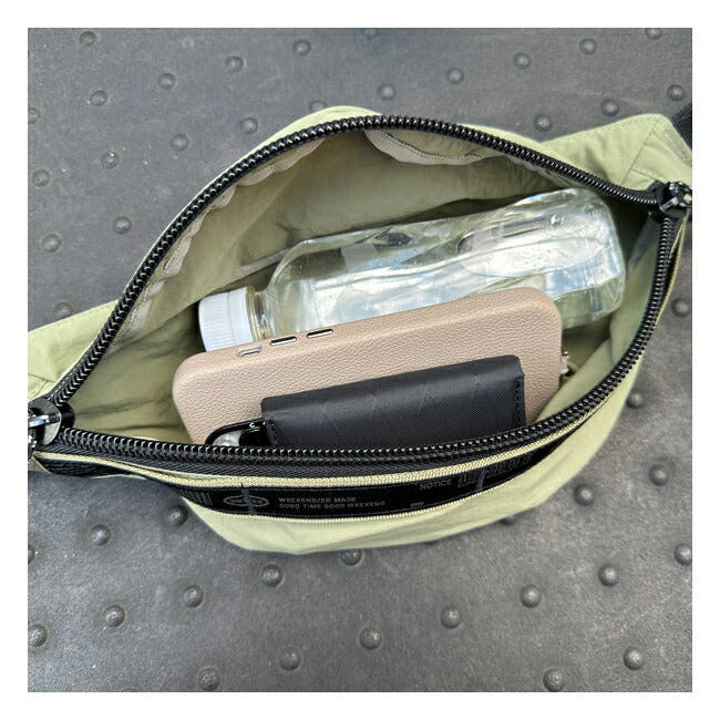 WEEKEND(ER) ウィークエンダー WASH NYLON FUNNY PACK ウォッシュナイロンファニーパック 79122