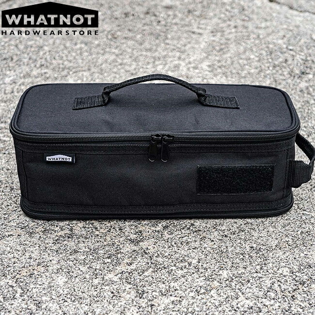 WHATNOT ワットノット MULTI STORAGE CASE WIDE マルチストレージケースワイド ブラック MC-01-BK