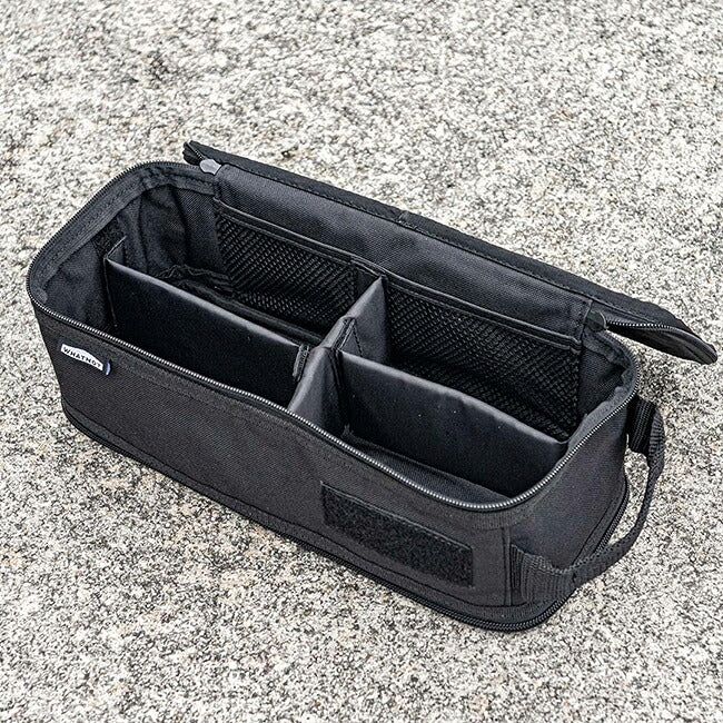 WHATNOT ワットノット MULTI STORAGE CASE WIDE マルチストレージケースワイド ブラック MC-01-BK