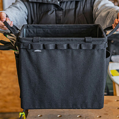 WHATNOT ワットノット One Touch Bucket Canvas ワンタッチバケット帆布 ブラック OB-03-BK