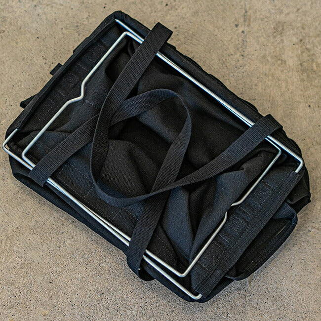 WHATNOT ワットノット One Touch Bucket Canvas ワンタッチバケット帆布 ブラック OB-03-BK