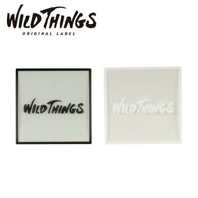 WILDTHINGS ワイルドシングス SQUARE LOGO STICKER スクエアロゴステッカー 21261TA