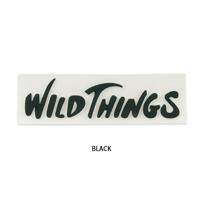 WILDTHINGS ワイルドシングス CUTTING LOGO STICKER カッティングロゴステッカー 21262TA