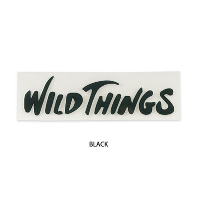 WILDTHINGS ワイルドシングス CUTTING LOGO STICKER カッティングロゴステッカー 21262TA