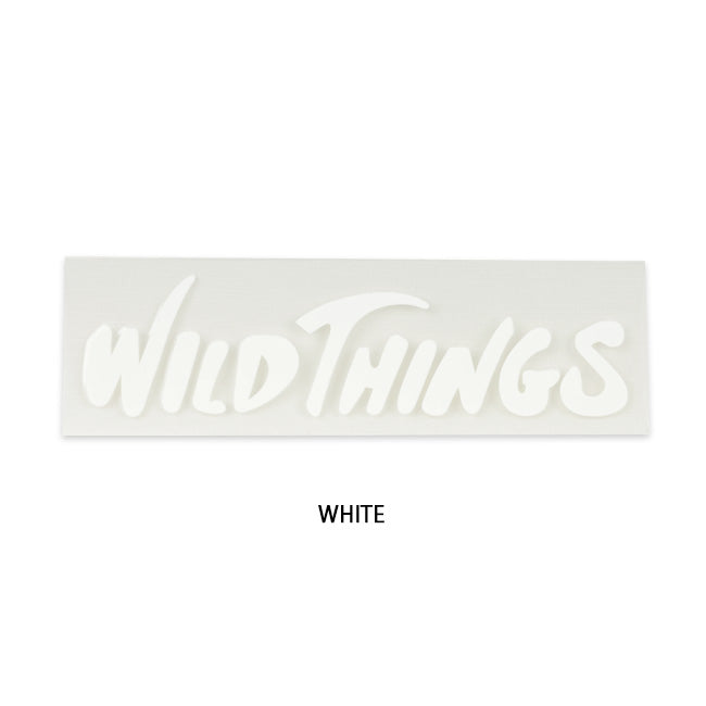WILDTHINGS ワイルドシングス CUTTING LOGO STICKER カッティングロゴステッカー 21262TA