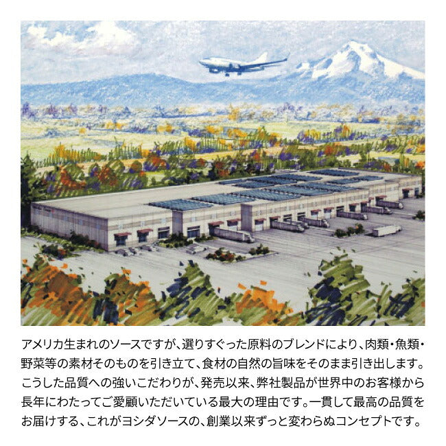 Yoshida's ヨシダソース ヨシダグルメのたれ オリジナル ハーフボトル