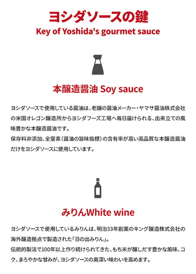Yoshida's ヨシダソース ヨシダグルメのたれ オリジナル ハーフガロンサイズ