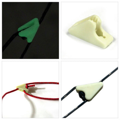 ZEROGRAM ゼログラム 蓄光 三角ストッパー2mm-5mm (8個set)