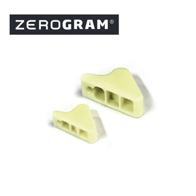 ZEROGRAM ゼログラム 蓄光 三角ストッパー2mm-5mm (8個set)
